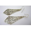 Boucles d'oreilles argent massif.