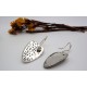 Boucles d'oreille en argent et Opale..