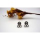 Boucles d'oreille en argent.