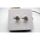 Boucles d'oreille en argent.