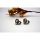 Boucles d'oreille en argent.